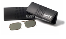 Shade control clip sales on sunglasses